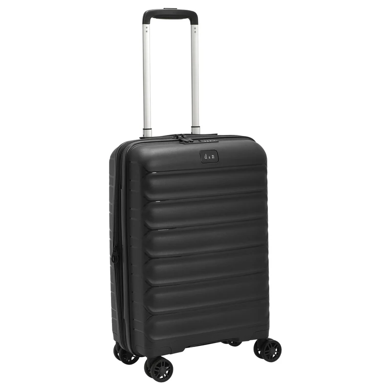 D&N Travel Line 4700+ - Trolley de cabina S 55 cm expandible (schwarz)
