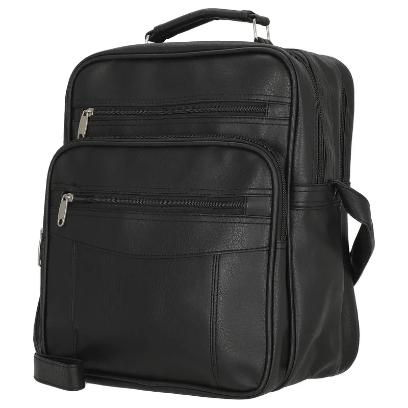 D&N Bags & More Flugumhänger - Bolso bandolera 34 cm (schwarz)