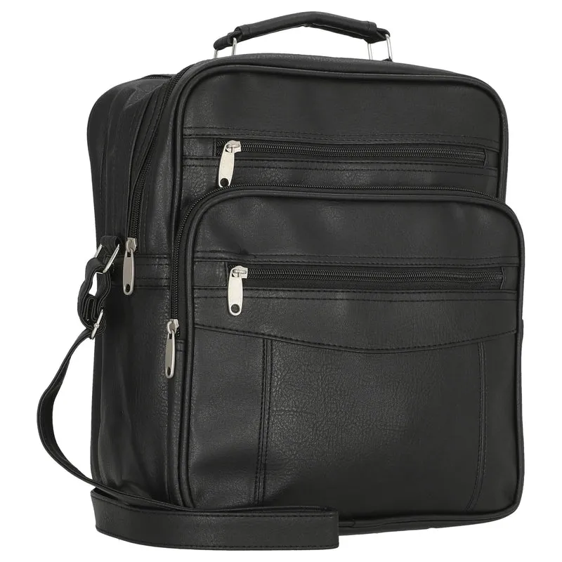 D&N Bags & More Flugumhänger - Bolso bandolera 34 cm (schwarz)