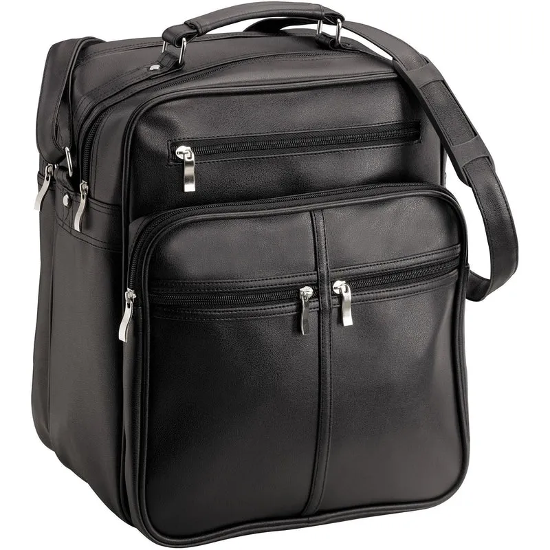 D&N Bags & More Flugumhänger - Bolso bandolera 30 cm (schwarz)