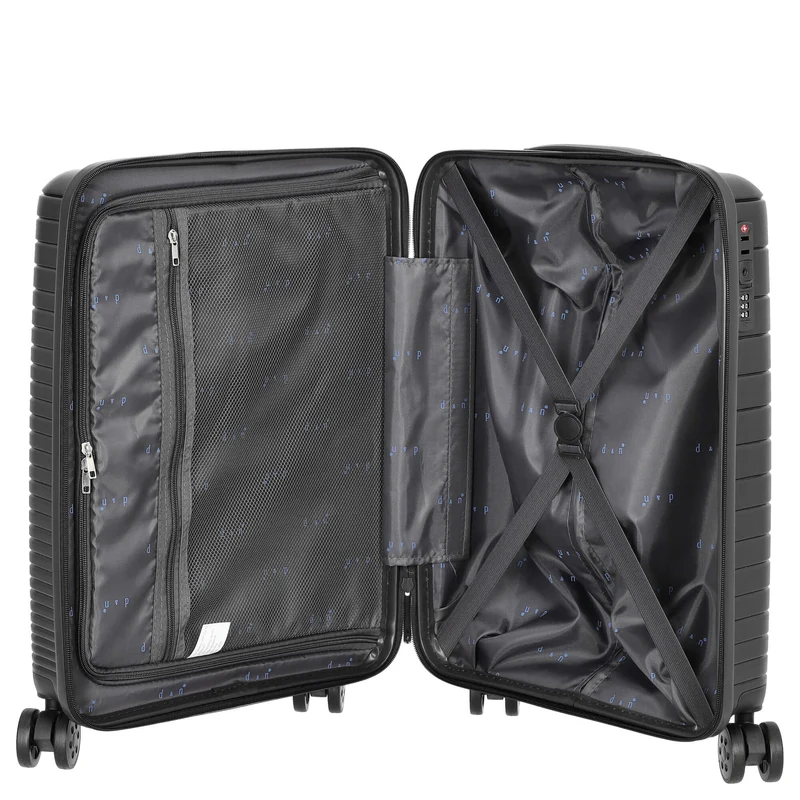 D&N Travel Line 4600 - Trolley de cabina con 4 ruedas S 55 cm (black)
