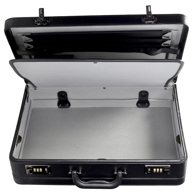 D&N Tradition Business - Maletín 46 cm PU (schwarz)