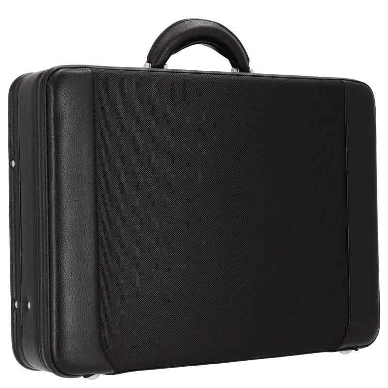 D&N Tradition Business - Maletín de negocios 46 cm expandible Nylon (schwarz)