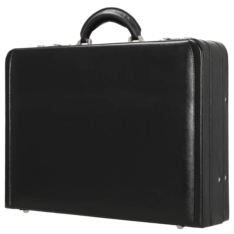 D&N Tradition Business - Maletín 44 cm expandible Leder (schwarz)
