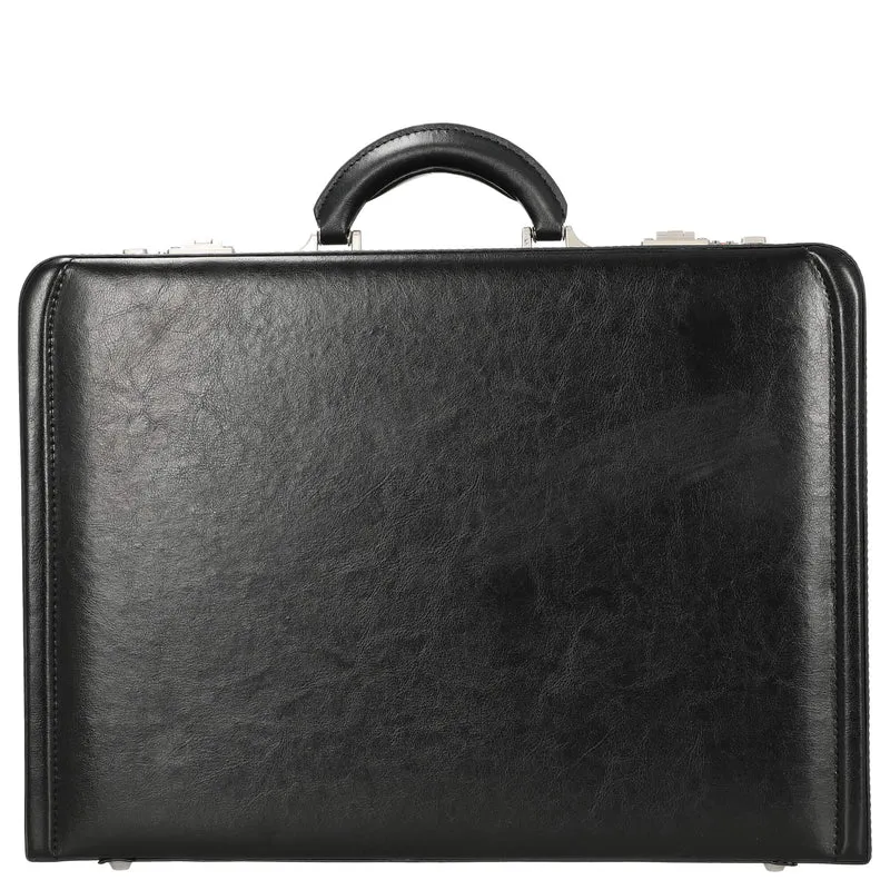 D&N Tradition Business - Maletín 44 cm expandible Leder (schwarz)