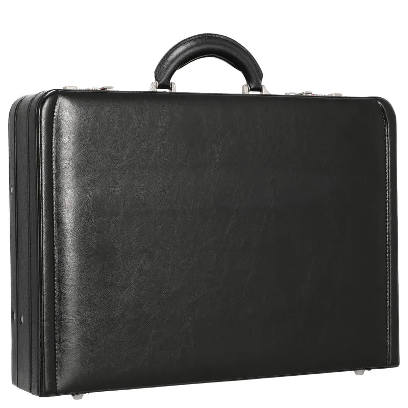 D&N Tradition Business - Maletín 44 cm expandible Leder (schwarz)