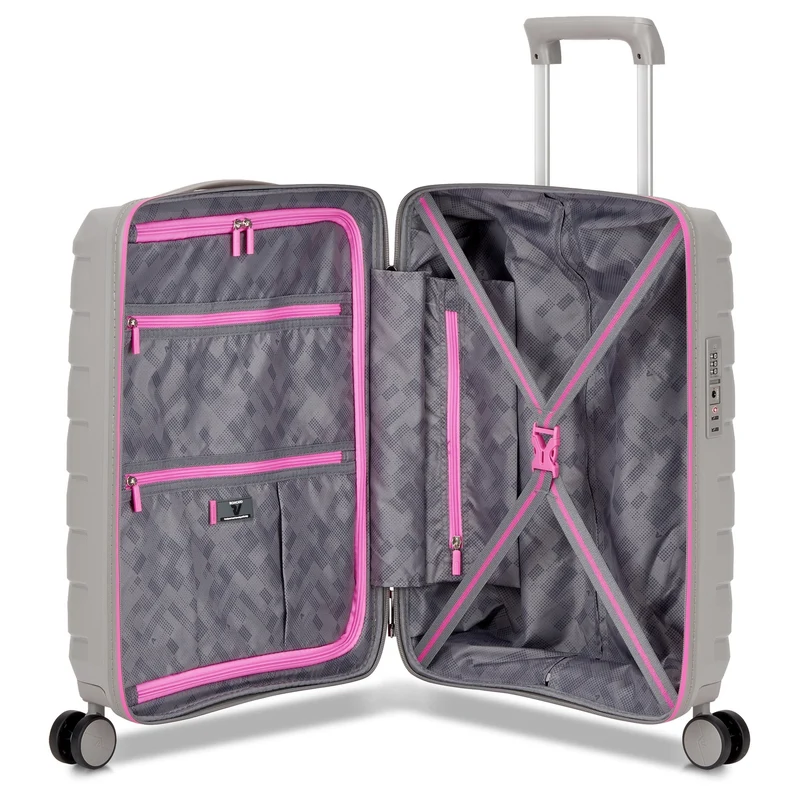 Roncato Skyline 2.0 Neon - Trolley de cabina con 4 ruedas S 55 cm (grey)