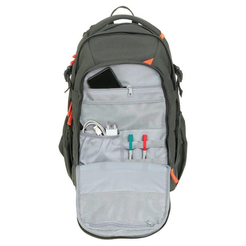 Lässig Bold Origin - Mochila escolar 46.5 cm (Dark Olive)