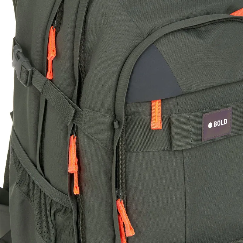 Lässig Bold Origin - Mochila escolar 46.5 cm (Dark Olive)