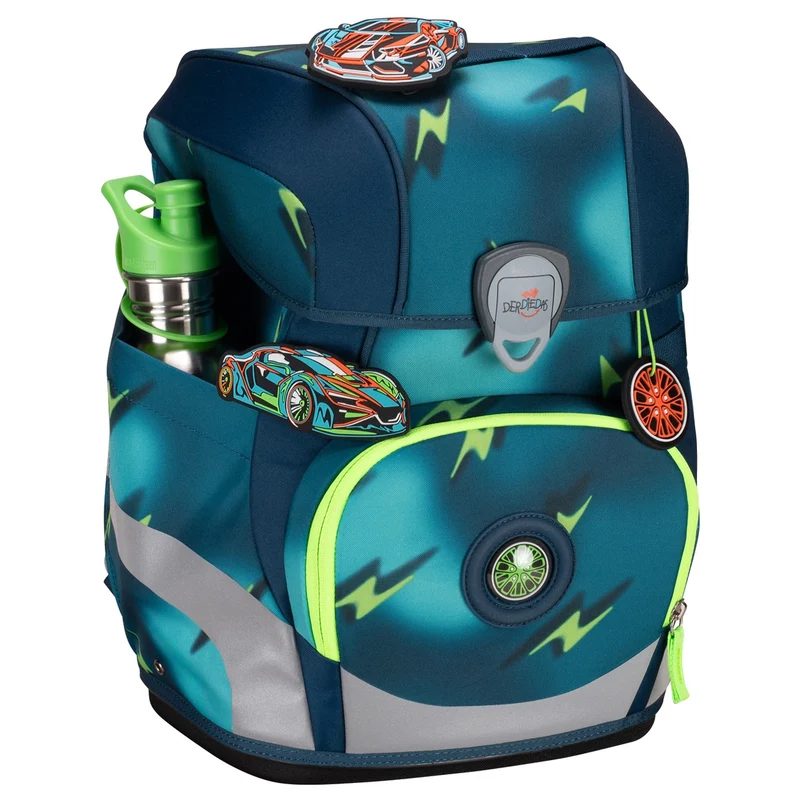 DerDieDas ErgoFlex Tiny - Mochila escolar Set 5tlg. 900g (Magic Light)