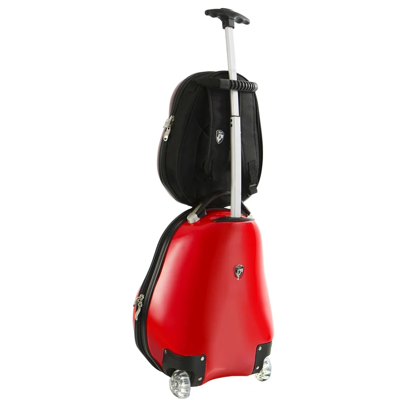 Heys Travel Tots - Set de mochila trolley infantil de 2 ruedas 2 piezas 46 cm (Mariquita)
