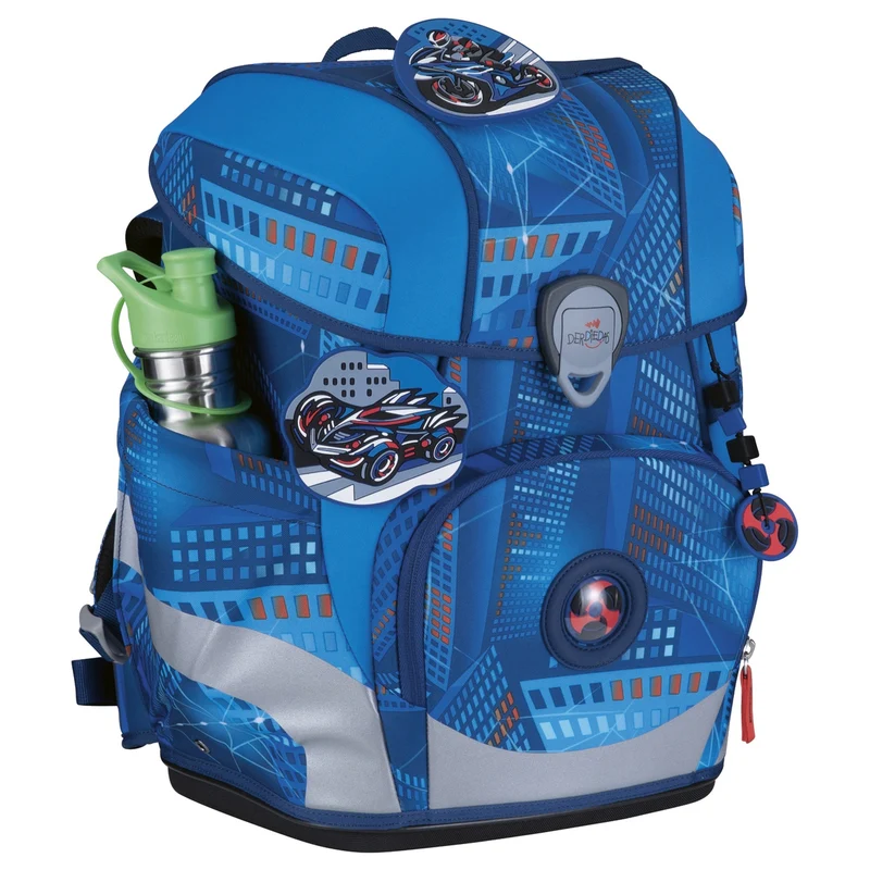 DerDieDas ErgoFlex Tiny - Mochila escolar Set 5tlg. 900g (Turbo Speed)