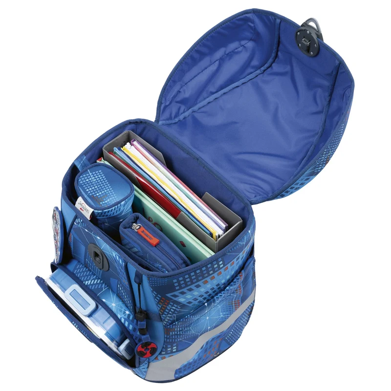 DerDieDas ErgoFlex Tiny - Mochila escolar Set 5tlg. 900g (Turbo Speed)