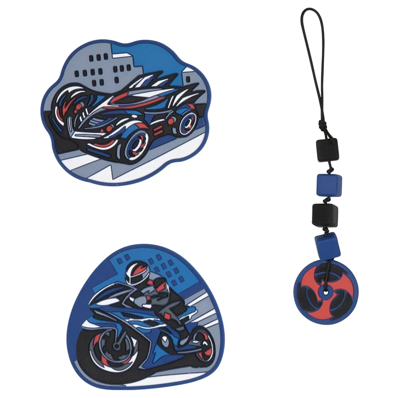 DerDieDas ErgoFlex Tiny - Mochila escolar Set 5tlg. 900g (Turbo Speed)