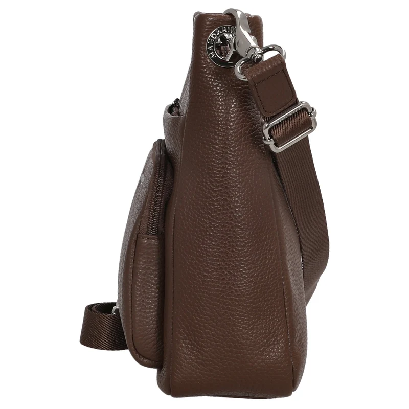 Mandarina Duck Mellow Leather - Bolso bandolera M 30 cm (milk chocolate)