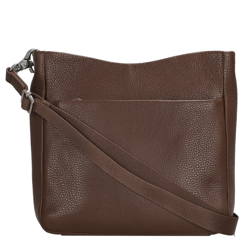 Mandarina Duck Mellow Leather - Bolso bandolera M 30 cm (milk chocolate)