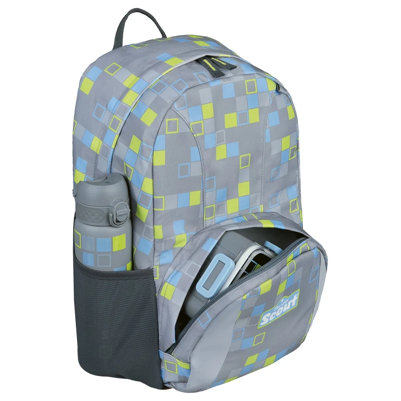 Scout Adventure - Mochila infantil 39 cm (Squares)