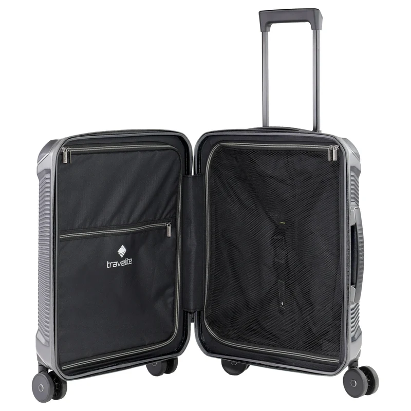 Travelite Millennium - Trolley de cabina con 4 ruedas 55 cm (silver)