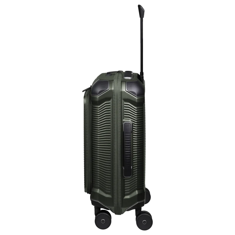 Travelite Millennium - Trolley de cabina con 4 ruedas y bolsillo delantero S 55 cm (pine green)