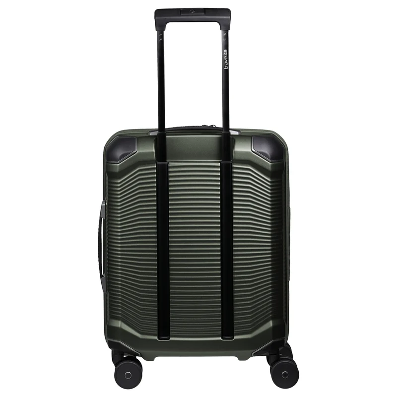 Travelite Millennium - Trolley de cabina con 4 ruedas y bolsillo delantero S 55 cm (pine green)
