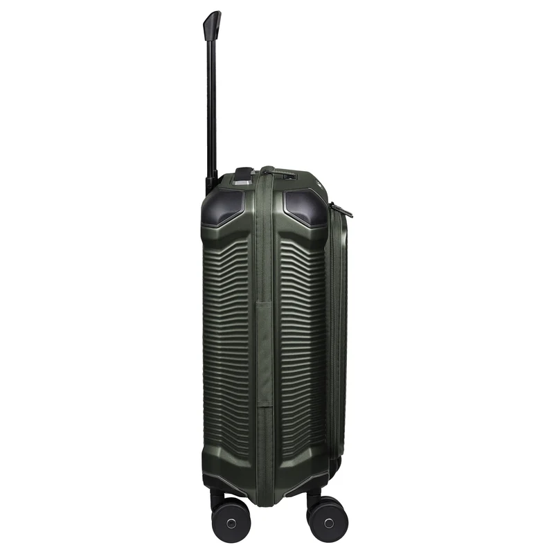 Travelite Millennium - Trolley de cabina con 4 ruedas y bolsillo delantero S 55 cm (pine green)