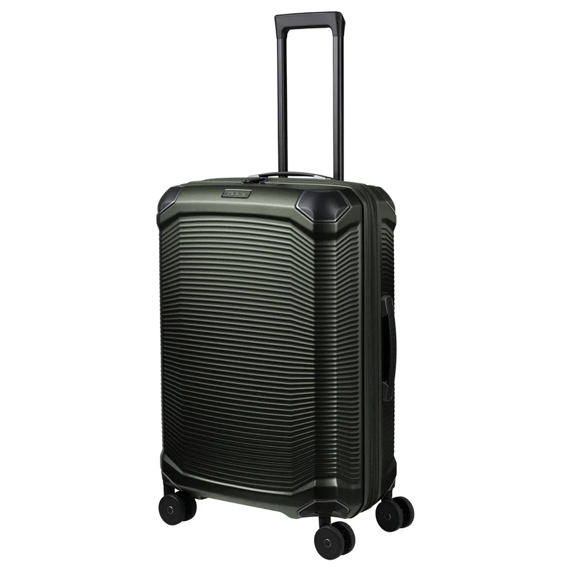 Travelite Millennium - Trolley de 4 ruedas M 67 cm expandible (pine green)