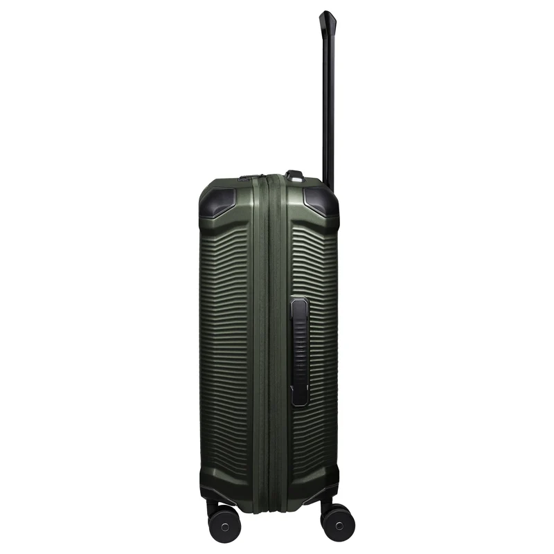 Travelite Millennium - Trolley de 4 ruedas M 67 cm expandible (pine green)