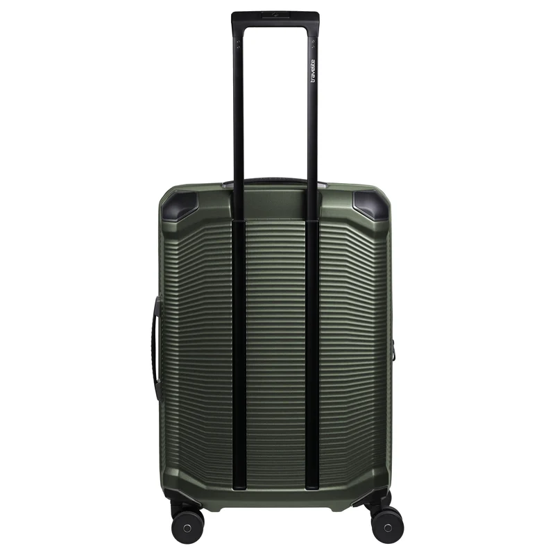 Travelite Millennium - Trolley de 4 ruedas M 67 cm expandible (pine green)