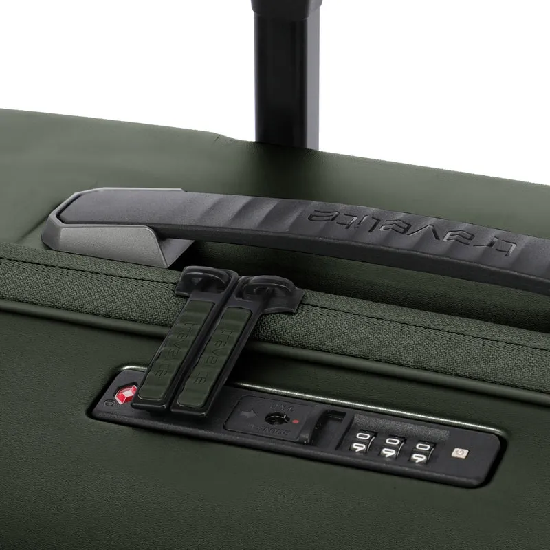 Travelite Millennium - Trolley de 4 ruedas M 67 cm expandible (pine green)