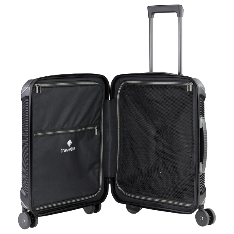 Travelite Millennium - Trolley de cabina con 4 ruedas 55 cm (black)