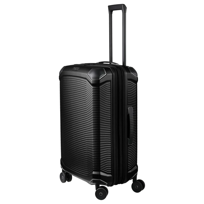 Travelite Millennium - Trolley de 4 ruedas M 67 cm expandible (black)