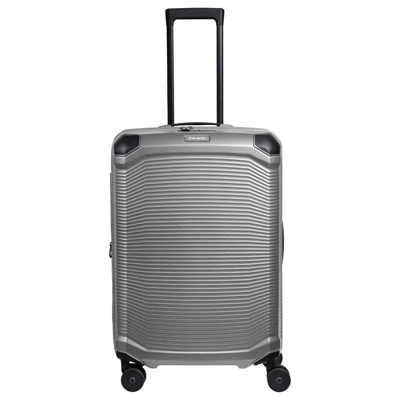 Travelite Millennium - Trolley de 4 ruedas M 67 cm expandible (silver)