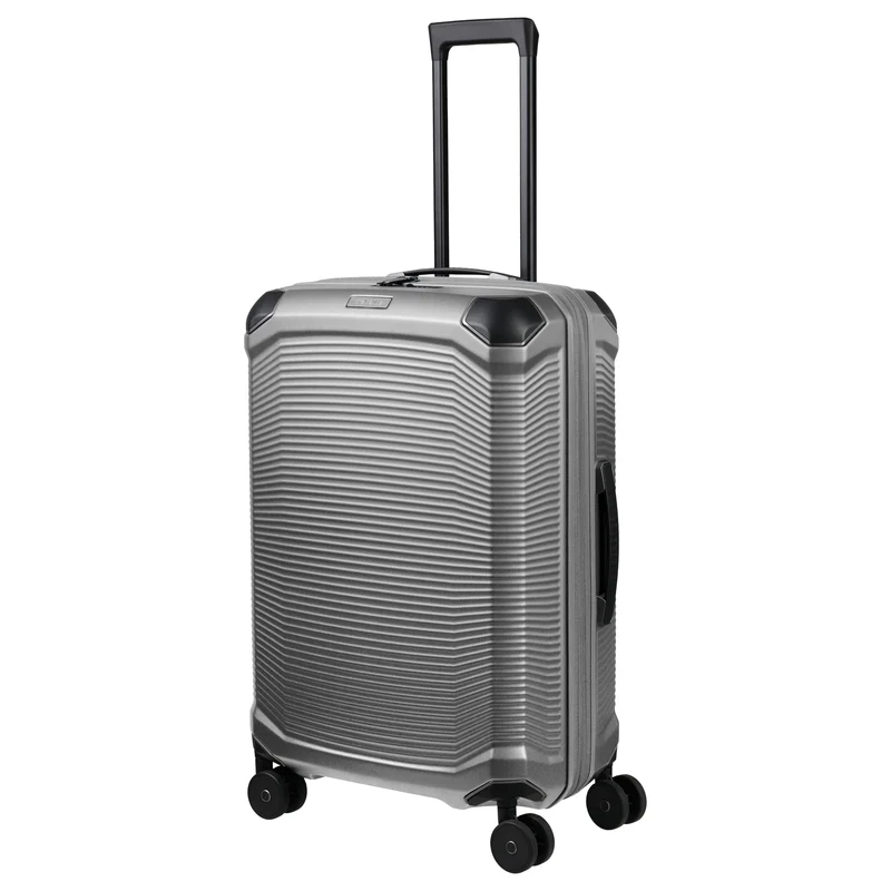Travelite Millennium - Trolley de 4 ruedas M 67 cm expandible (silver)