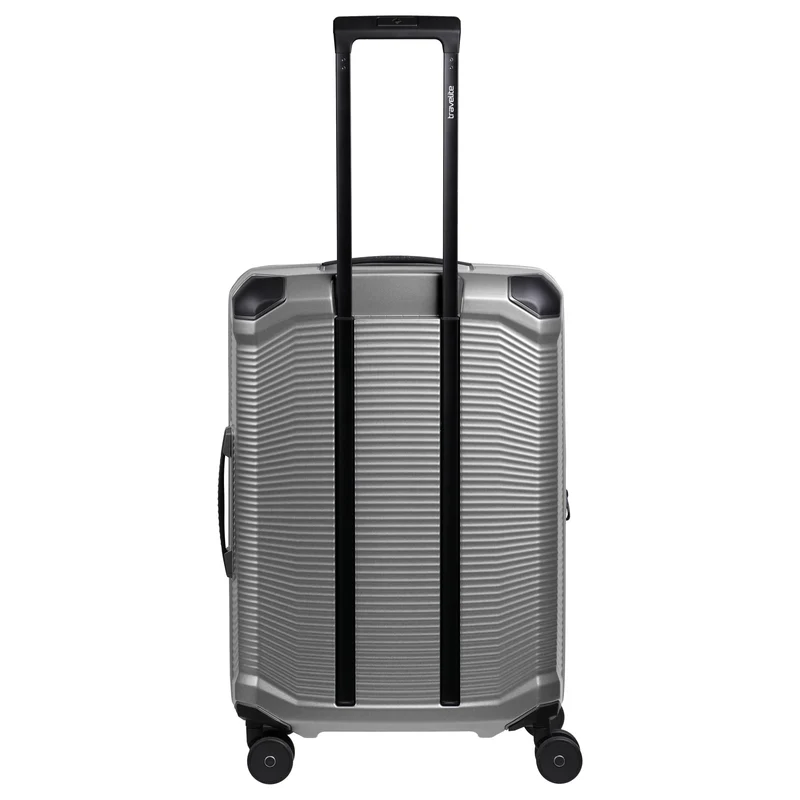 Travelite Millennium - Trolley de 4 ruedas M 67 cm expandible (silver)