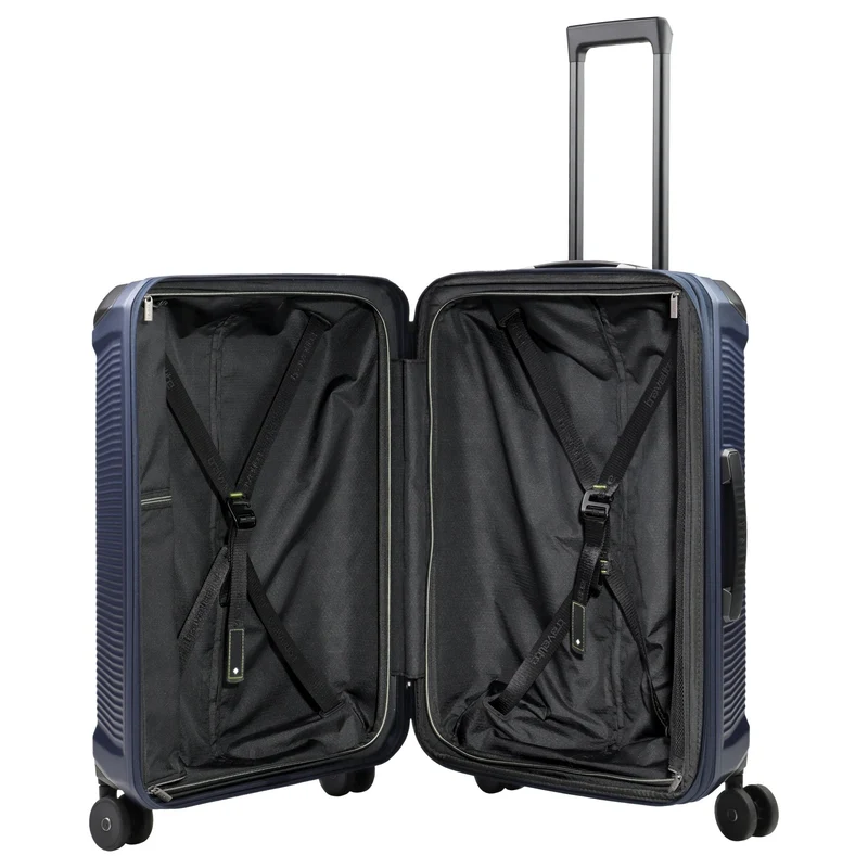 Travelite Millennium - Trolley de 4 ruedas M 67 cm expandible (navy)
