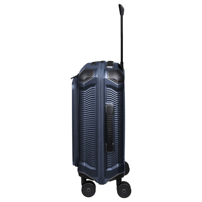 Travelite Millennium - Trolley de cabina con 4 ruedas y bolsillo frontal S 55 cm (navy)