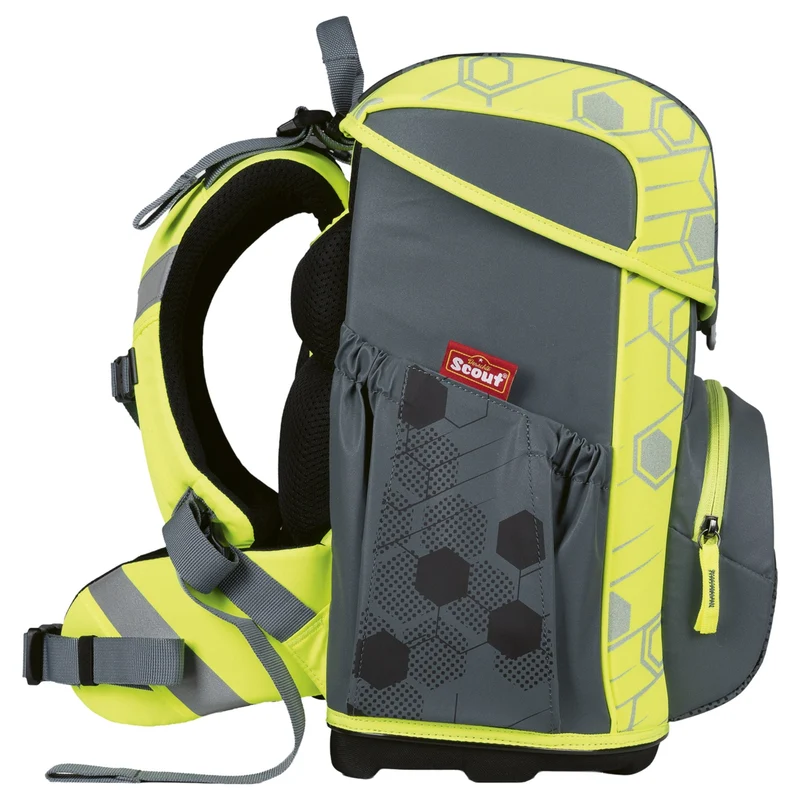 Scout Neo Exklusiv Superflash Extreme - Set de mochila escolar 4 piezas (Soccer Star)