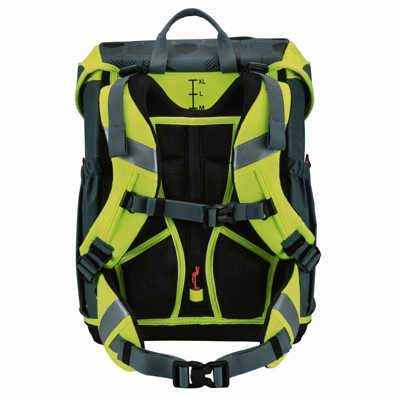 Scout Neo Exklusiv Superflash Extreme - Set de mochila escolar 4 piezas (Soccer Star)