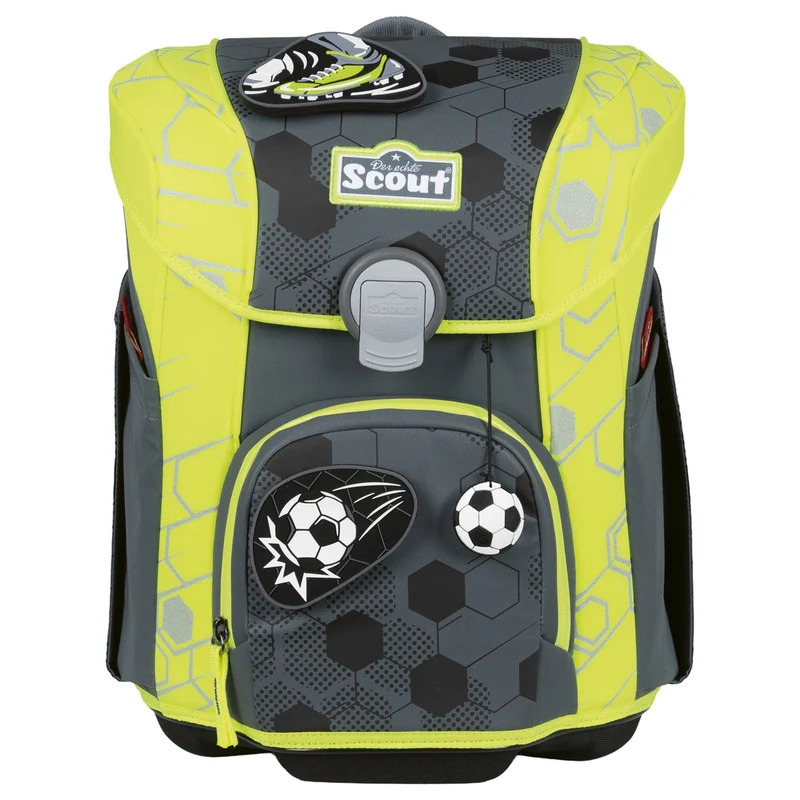Scout Micro Exklusiv Superflash Extreme - Mochila escolar Set 4tlg. (Soccer Star)