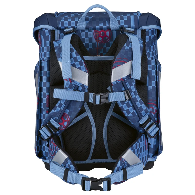 Scout Micro Exklusiv Safety Light - Mochila escolar Set 4 tlg. (Spacer Explorer)