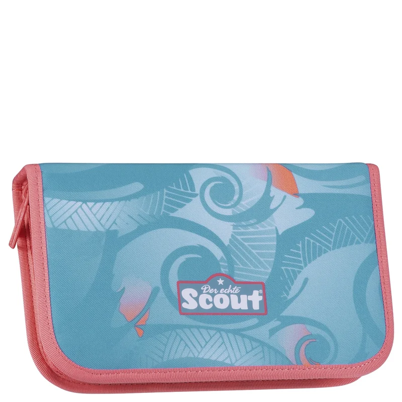 Scout Neo Exklusiv Safety Light - Mochila escolar Set 5 tlg. (Aloha)
