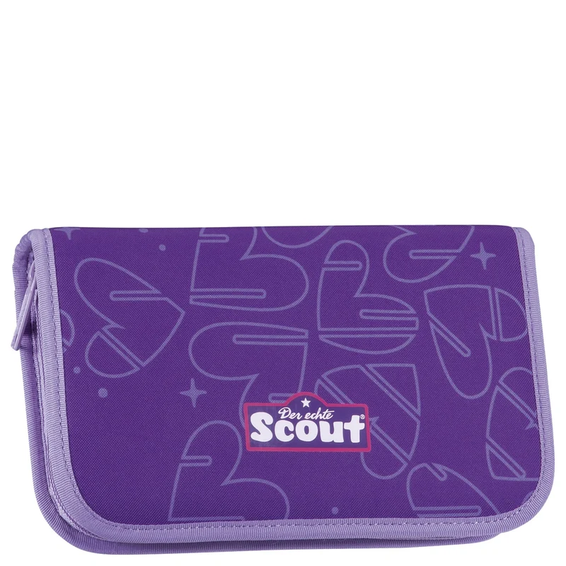Scout Micro Exklusiv Superflash Extreme - Mochila escolar Set 4tlg. (Heartbeat)