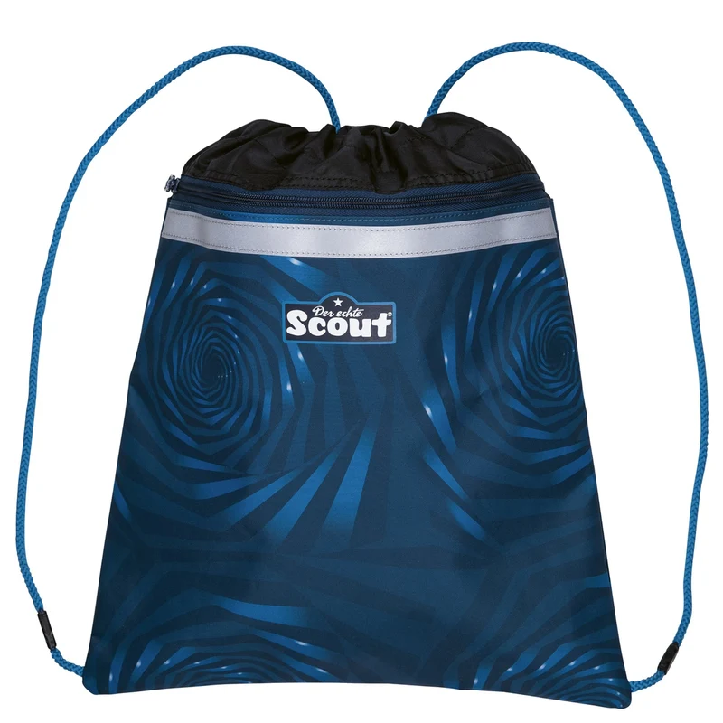 Scout Neo Exklusiv LED - Mochila escolar Set 4tlg. (Rocket Rider)