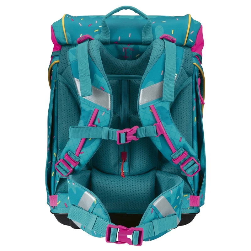 Scout Alpha DIN - Mochila escolar Set 4 tlg. (Happy Confetti)