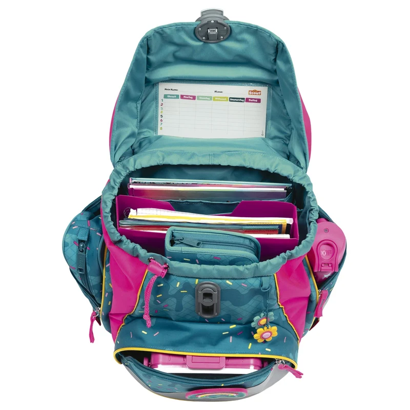 Scout Alpha DIN - Mochila escolar Set 4 tlg. (Happy Confetti)