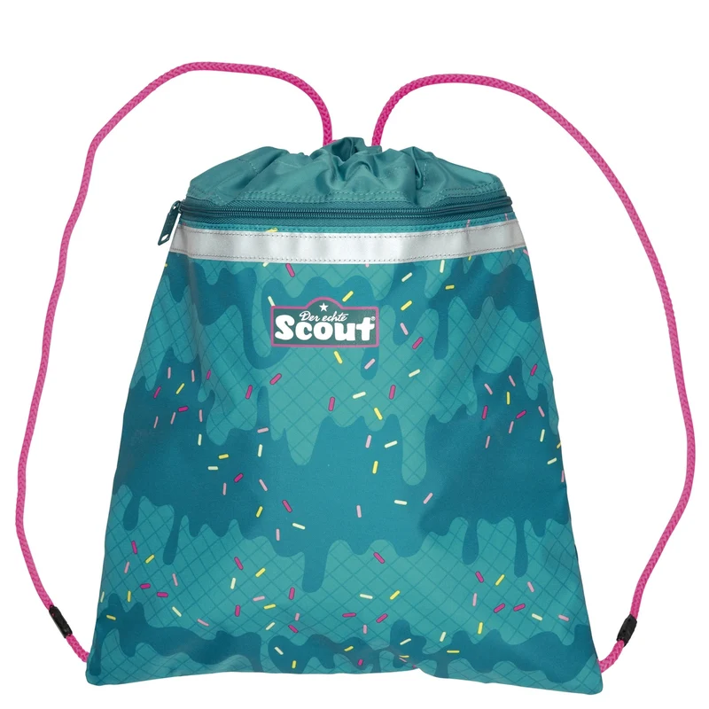 Scout Alpha DIN - Mochila escolar Set 4 tlg. (Happy Confetti)