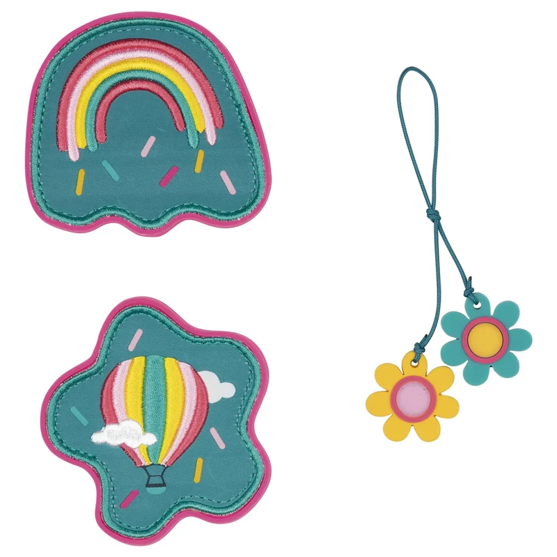 Scout Alpha DIN - Mochila escolar Set 4 tlg. (Happy Confetti)