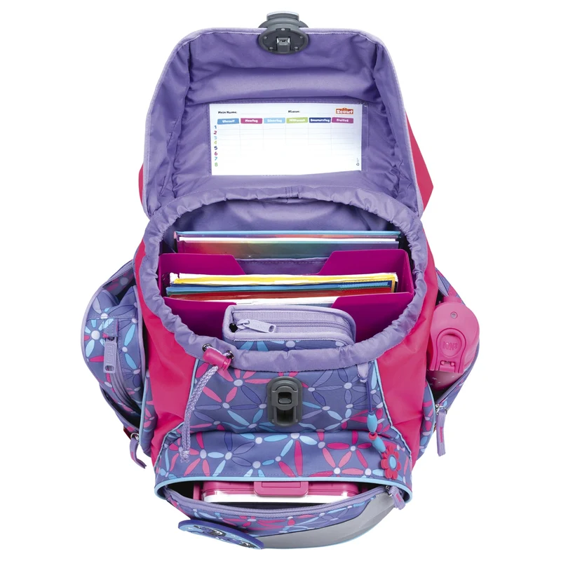 Scout Alpha DIN - Set de mochila escolar 4 piezas (Pony Love)