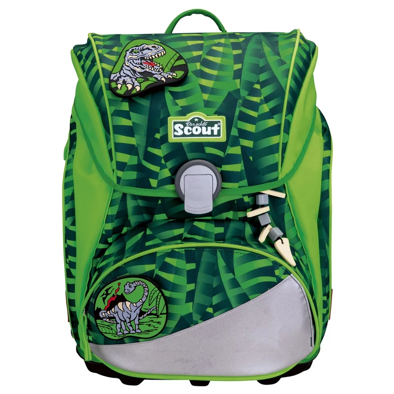 Scout Alpha DIN - Mochila escolar Set 4 tlg. (Danger Dino)