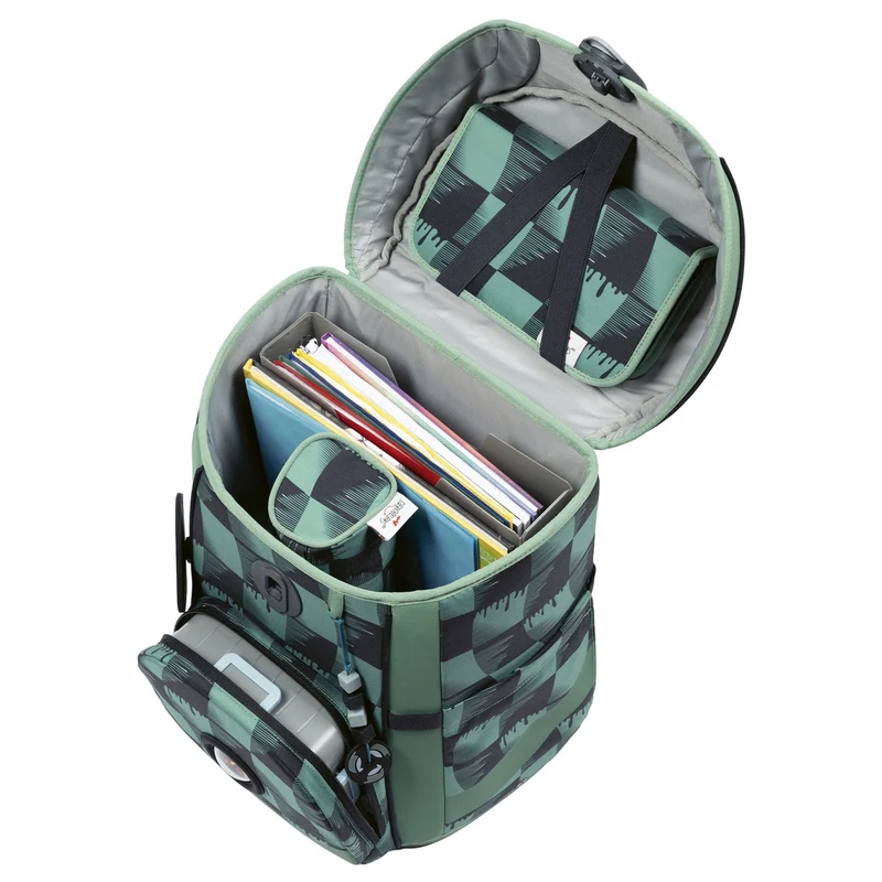 DerDieDas ErgoFlex Easy Exklusiv Superflash - Set de mochila escolar 5 piezas 950g (Super Truck)